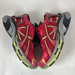 Balenciaga Red/Fluorescent Yellow Runners Size 41