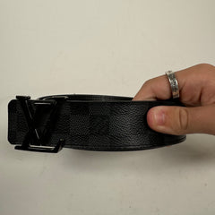 Louis Vuitton Damier Graphite 40mm Belt Size 100
