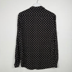 Saint Laurent King & Queen of Hearts Saint Laurent Button Up Shirt Size L