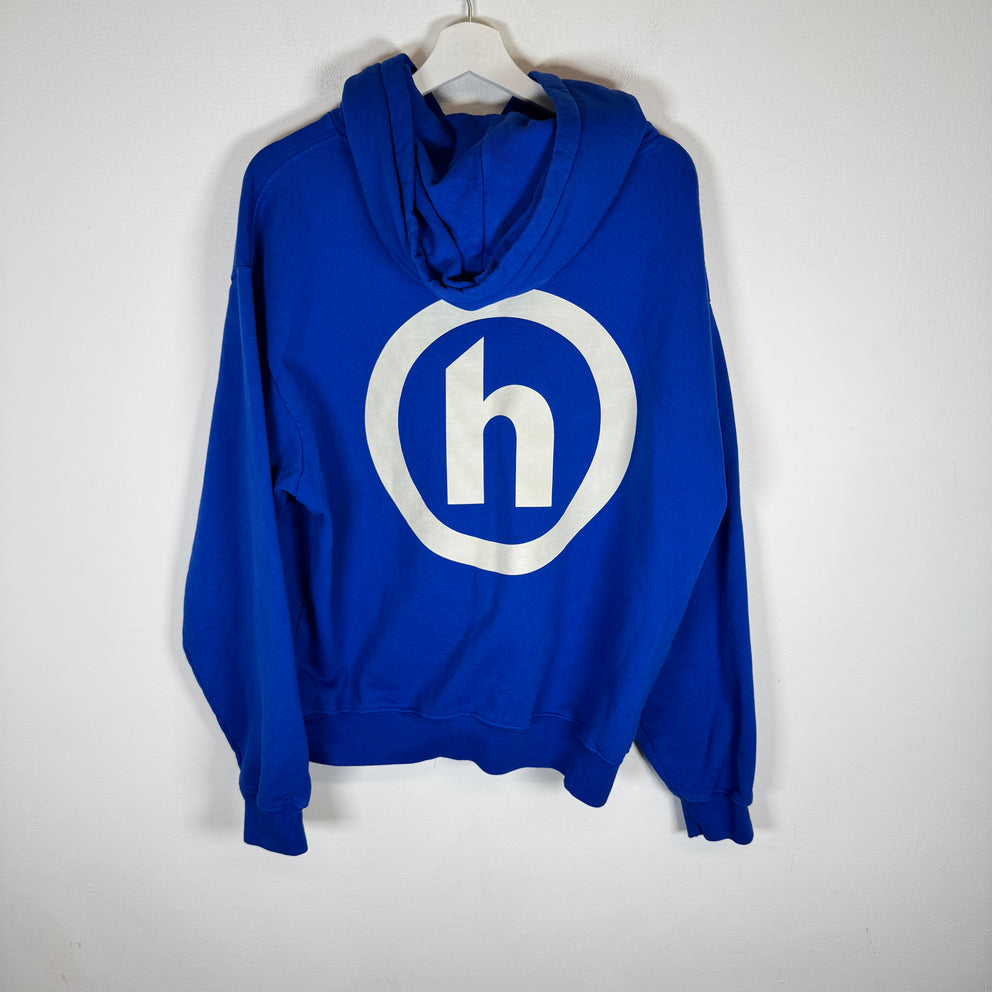 Hidden NY Blue/Cream Logo Hoodie Size M