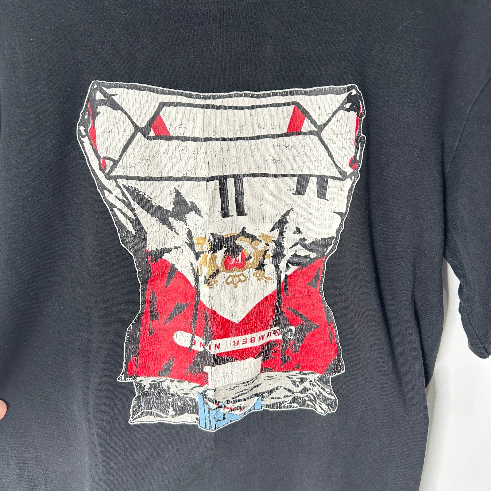 Number (N)ine Crumbled Marlboro Graphic T-Shirt Size 3