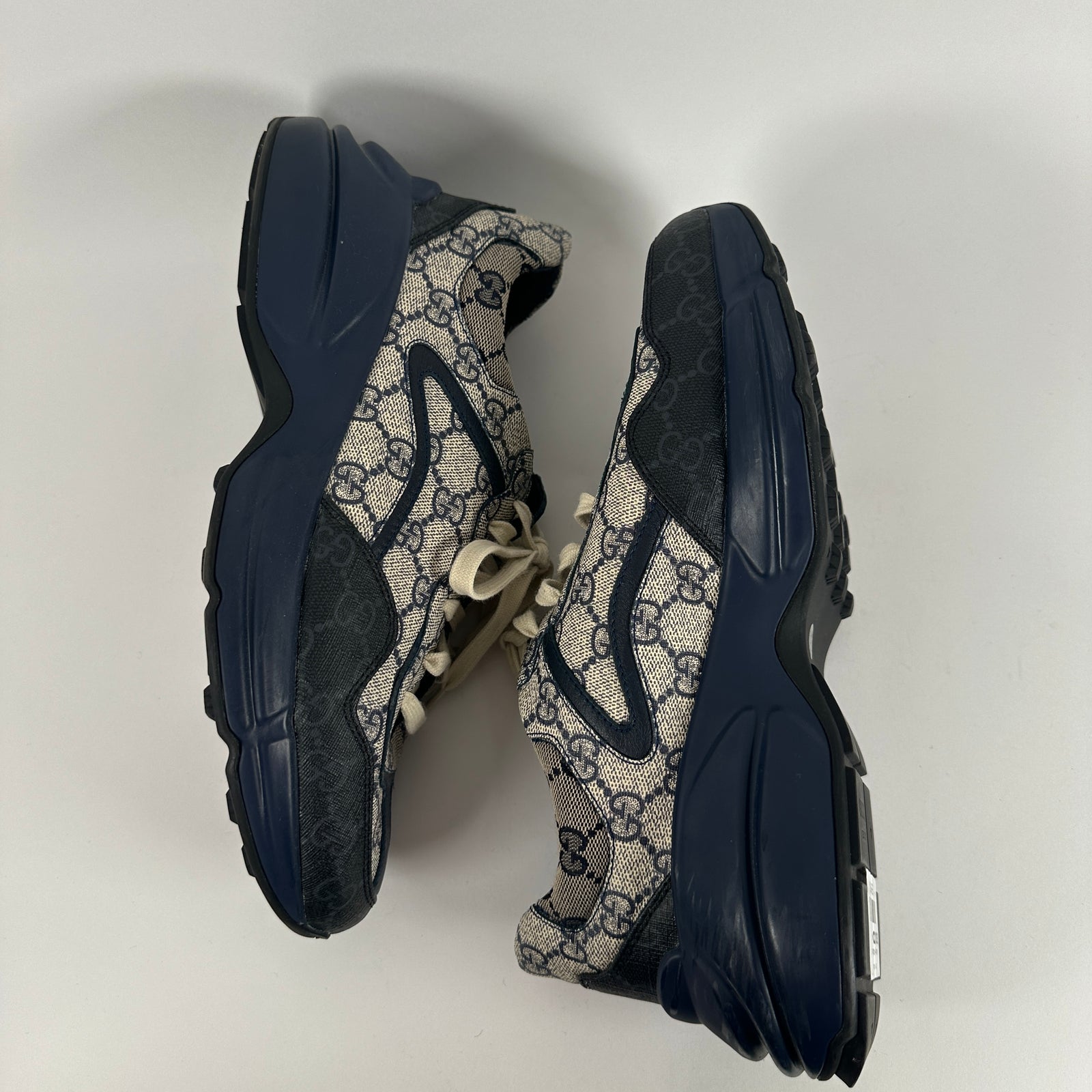 Gucci Navy GG Rython Size 8.5
