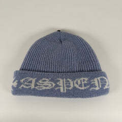 Chrome Hearts 'Big Daddy' Cashmere Aspen Baby Blue Beanie
