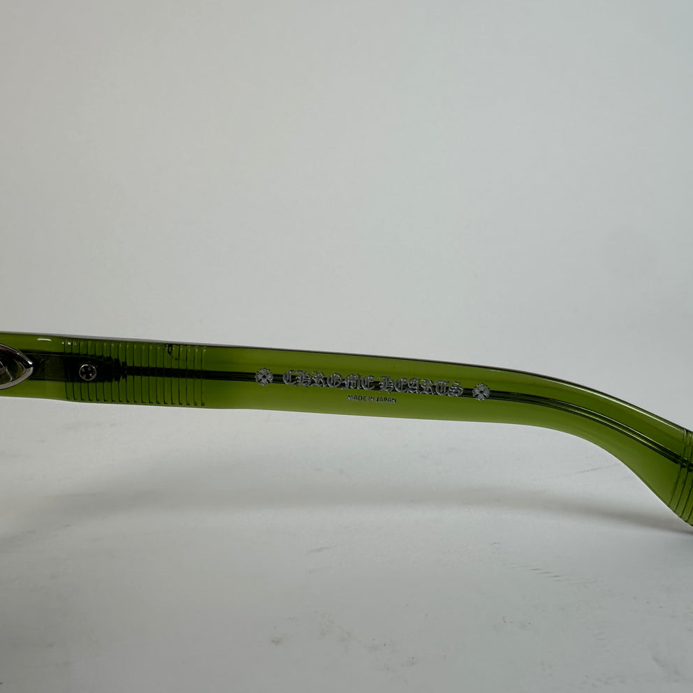 Chrome Hearts Green 'Pen 15' Glasses