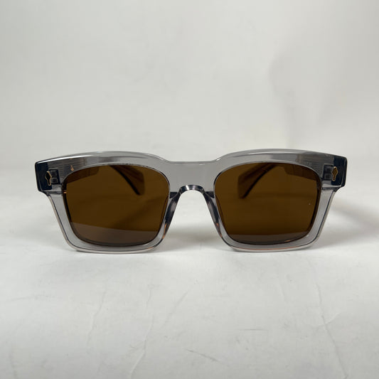 Jacques Marie Mage Grey ‘Enzo’ Square Sunglasses