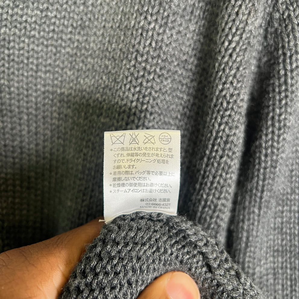 Number (N)ine Grey Knit Cardigan