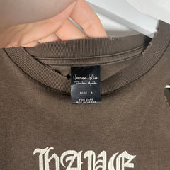 Number (N)ine AW04 'Bush' Brown T-Shirt Size 5