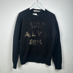1017 Alyx 9SM Black Logo Knit Crewneck Size S