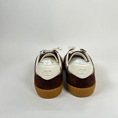 Gucci G57 Brown Suede Sneaker Size GG 8