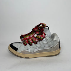 Lanvin White Leather Curb Sneaker Size 43