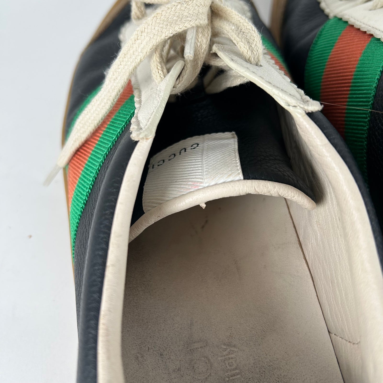 Gucci Black G74 Army Trainer Size 10.5