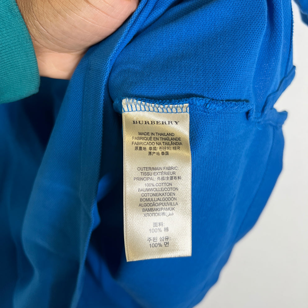 Burberry Brit Blue Check Polo Shirt