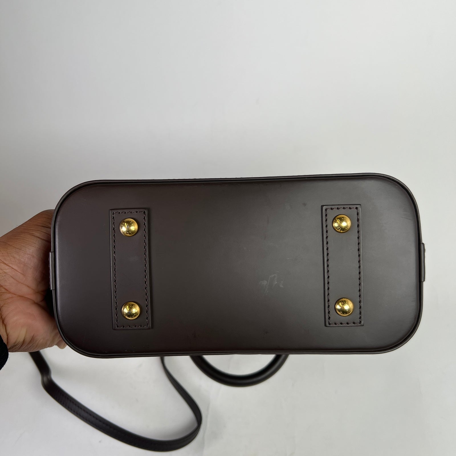 Louis Vuitton Ebene Damier Alma Bag
