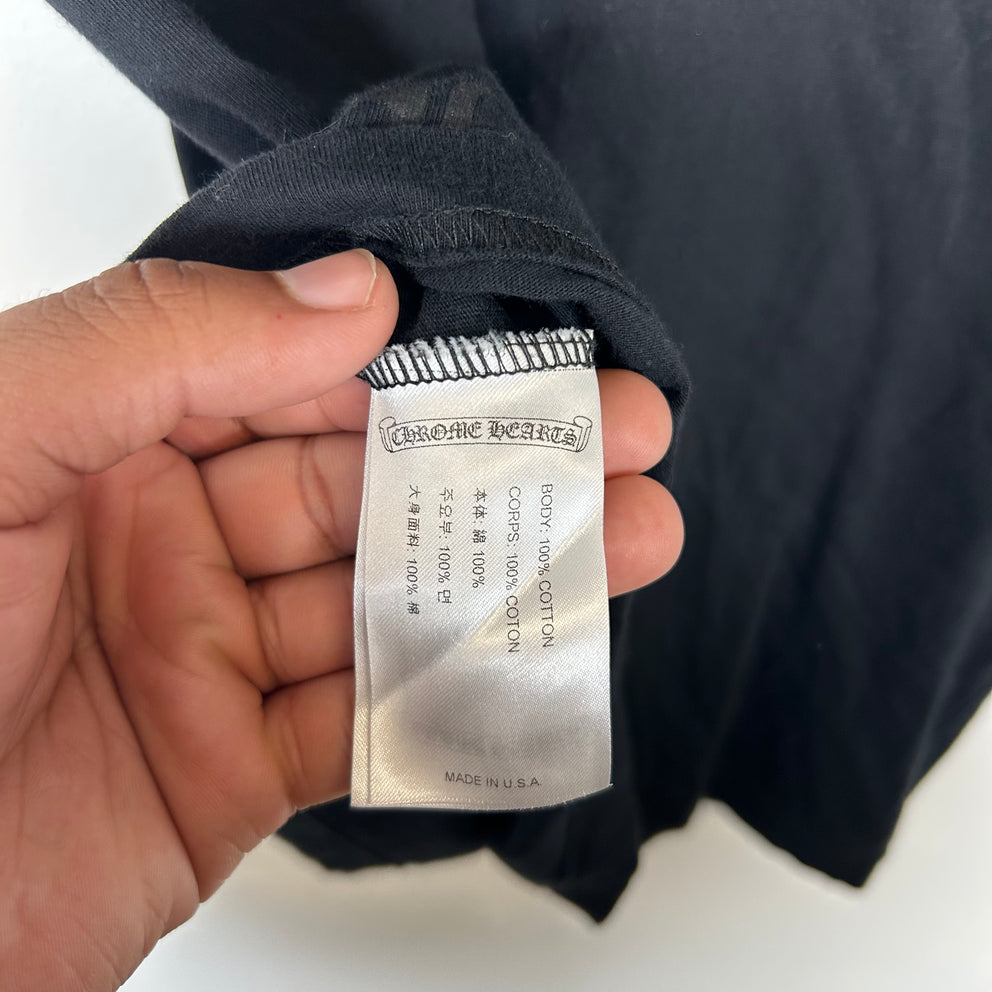 Chrome Hearts Black American Flag T-Shirt Size M