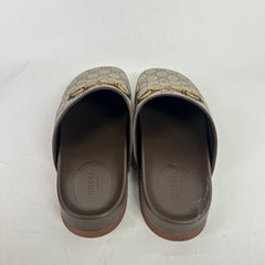 Gucci GG Supreme Horsebit Mules