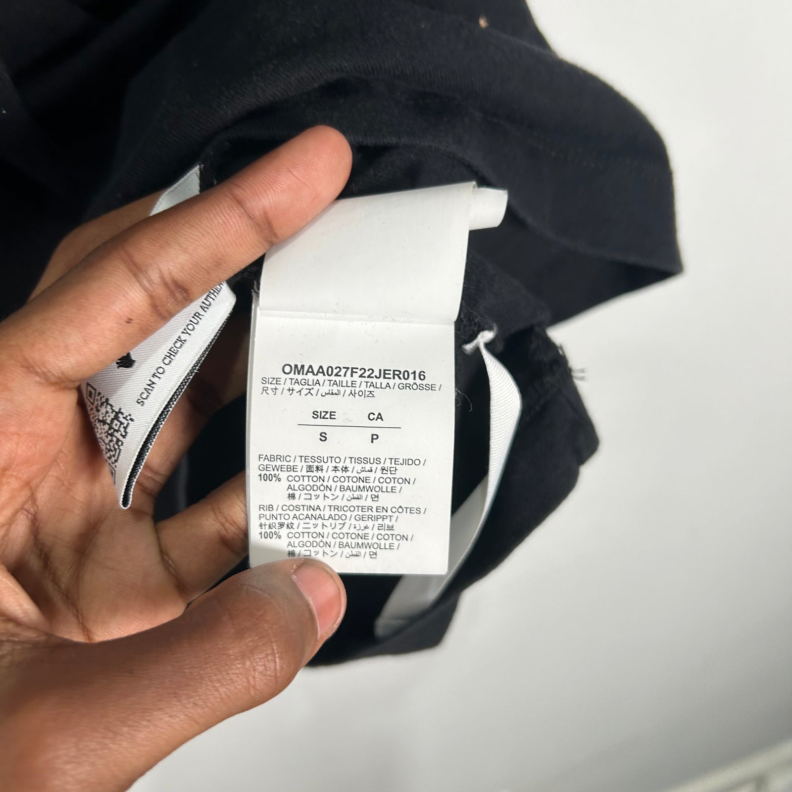 Off-White Scribble Graphic T-Shirt Size S
