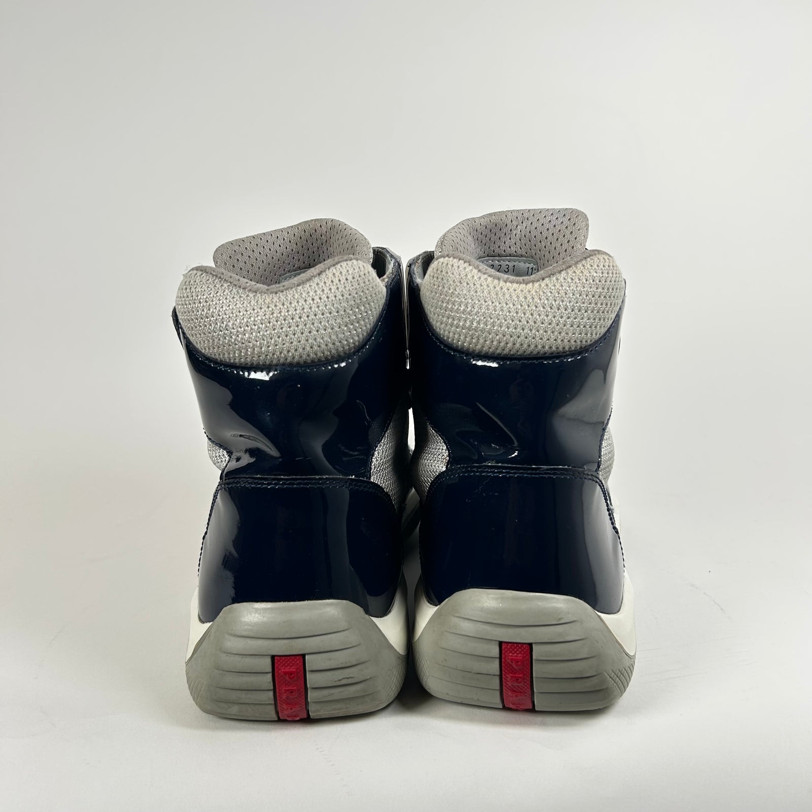 Prada Navy Cup High Size 11