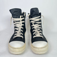 Rick Owens DRKSHDW Waxed High-Top Ramones