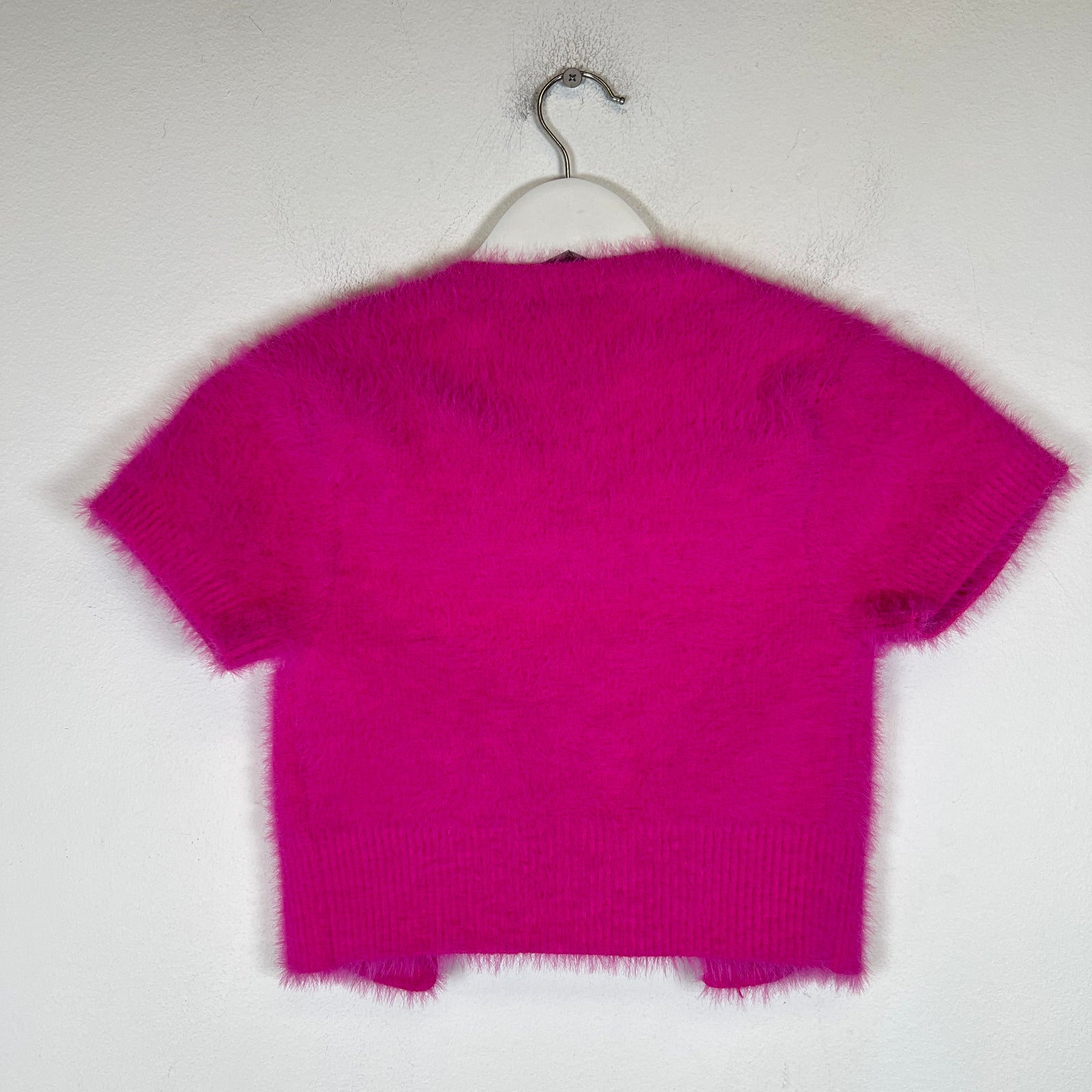 Jacquemus Pink La Maille Neve Fluffy Cardigan Size XS