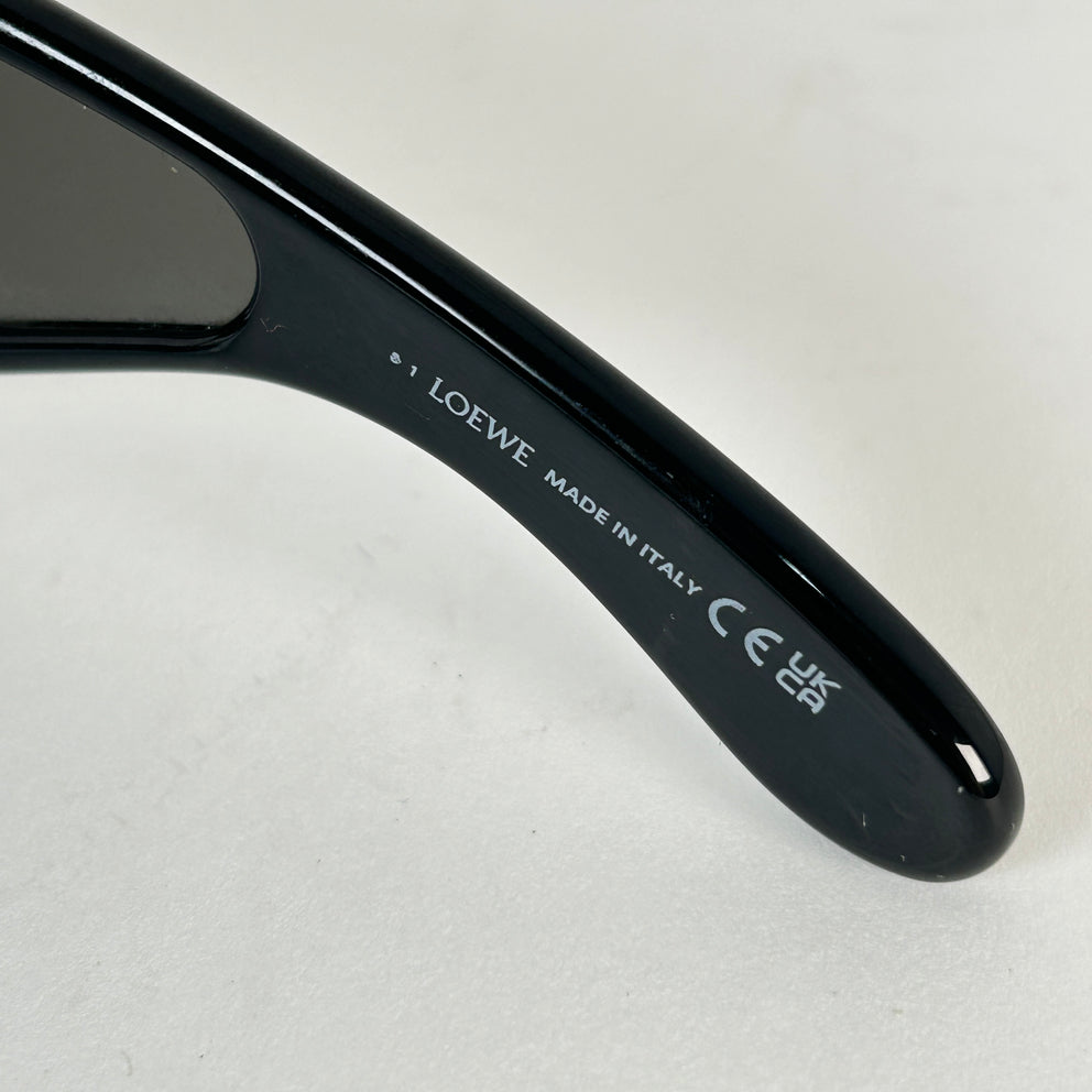 Loewe Black Anagram Mask Sunglasses
