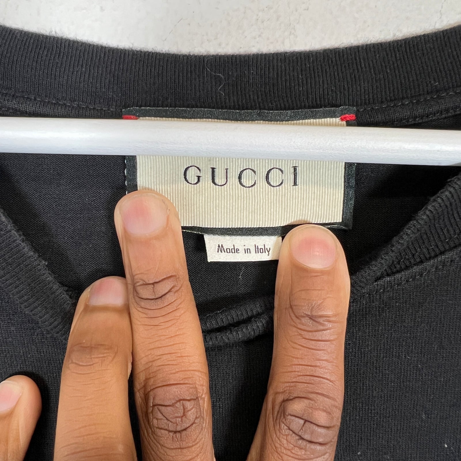 Gucci Black Original Gucci Logo T-Shirt Size L