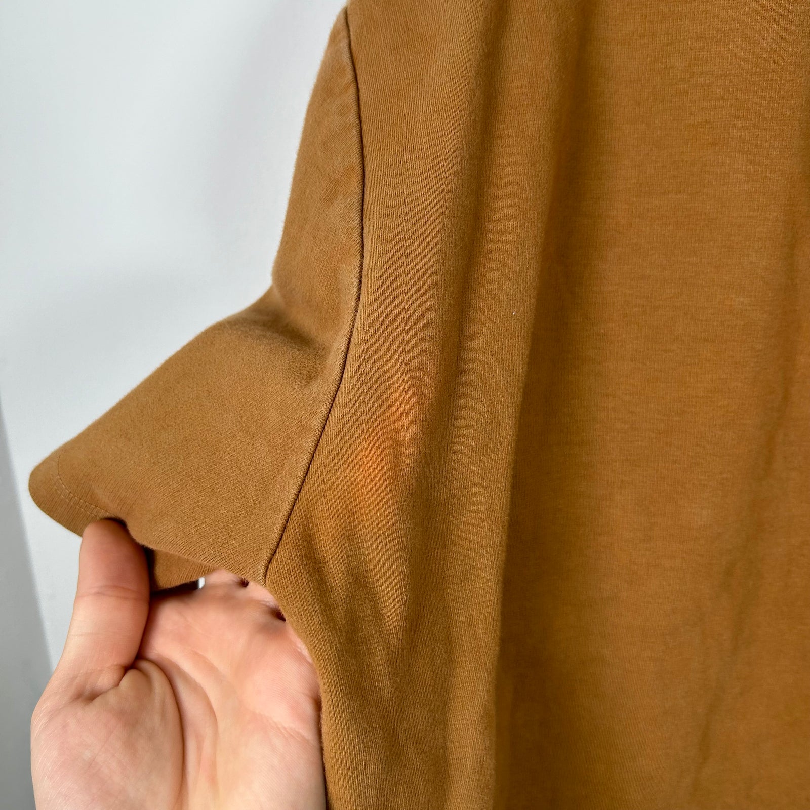 Rhude Brown Triangle Logo Pocket T-Shirt Size S