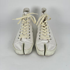 Maison Margiela White Tabi High-Tops Size 7