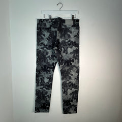 Dior x Peter Doig Grey Camo Jeans Size 30