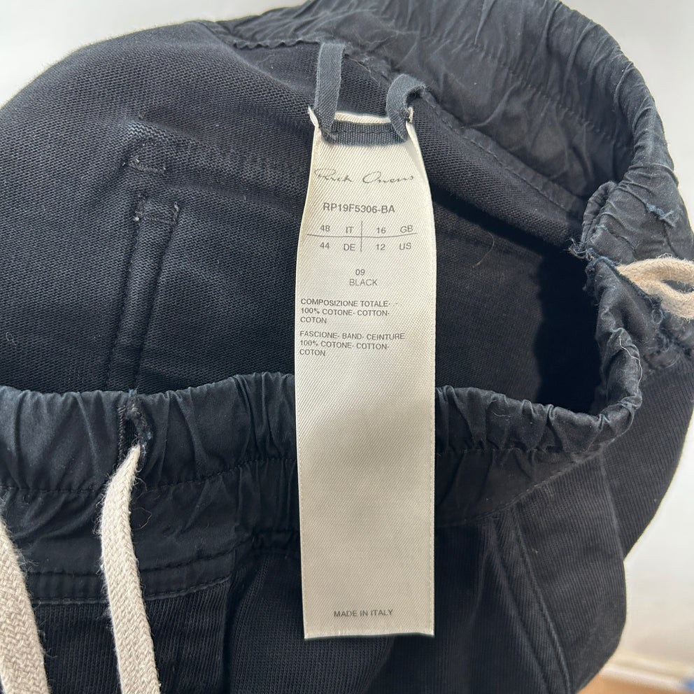 Rick Owens Black Jogger Pants Size 48