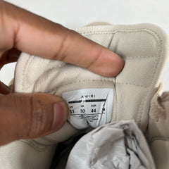 Amiri Beige Glitter Skel Hi-Top Sneaker Size 44