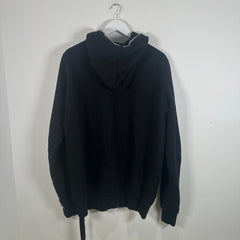 Rick Owens Black Full Zip Hoodie Size XL