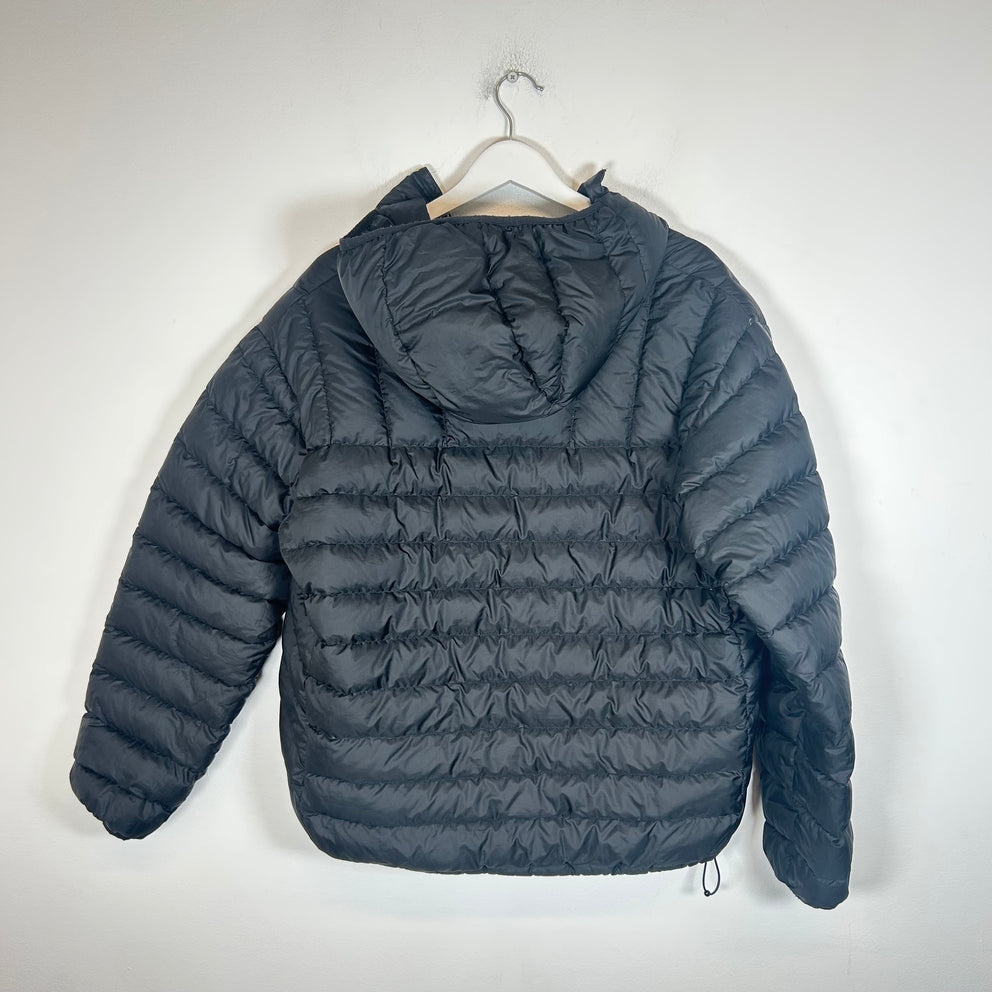 Supreme Black Micro-Down Half Zip Jacket Size M