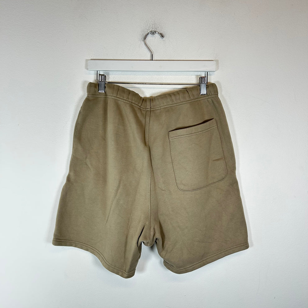 Essentials Beige Logo Shorts Size S