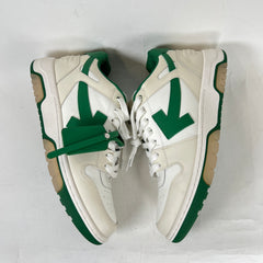 Off White Green/White Out The Office Sneakers Size 11