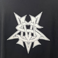 Midnight Studios Logo Graphic Black Long Sleeve Size XL
