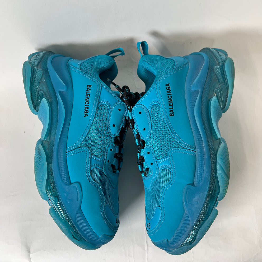 Balenciaga Teal Triple S Sneaker Size 43