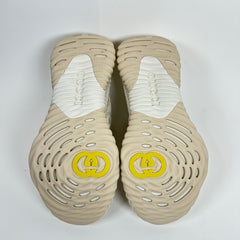 Gucci Beige Interlocking G Ripple Mesh Sneaker Size GG 10