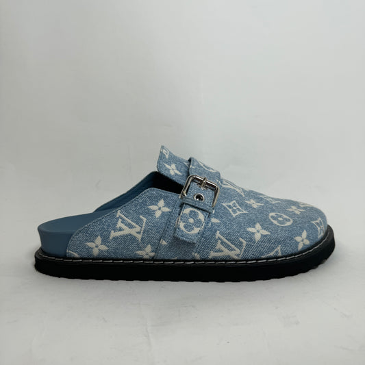 Louis Vuitton Denim Cozy Mules Size 38