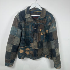Kapital Boro Wool Lined Denim Jacket Size 3