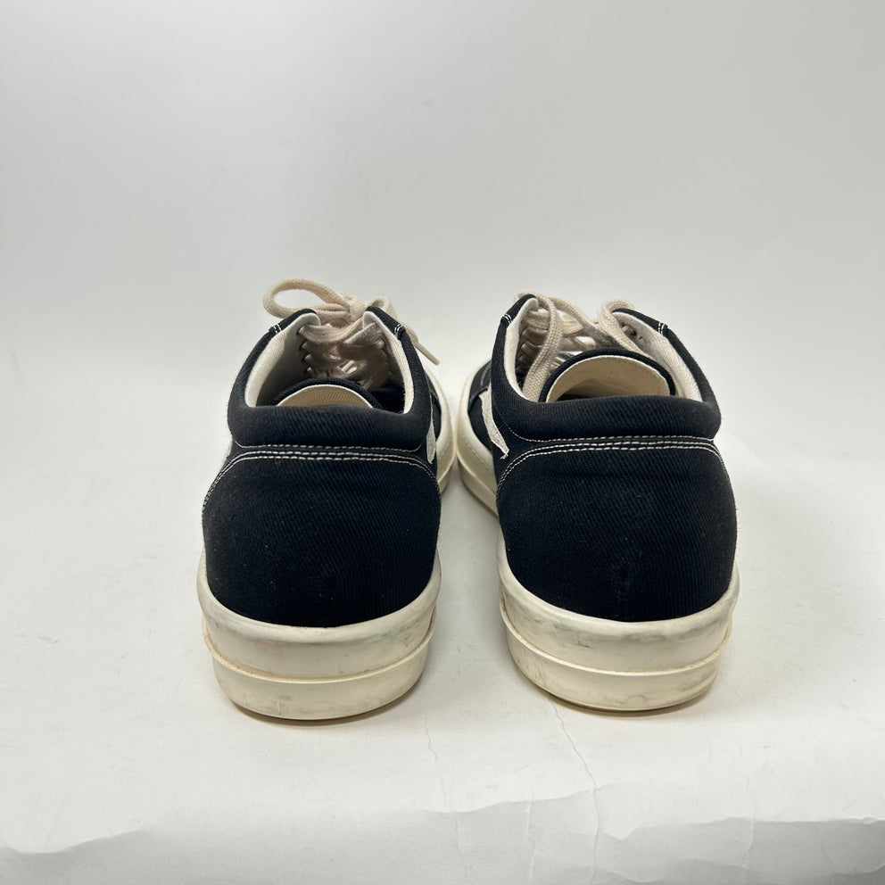 Rick Owens Drkshdw Black/Milk Vintage Sneaker Size 45
