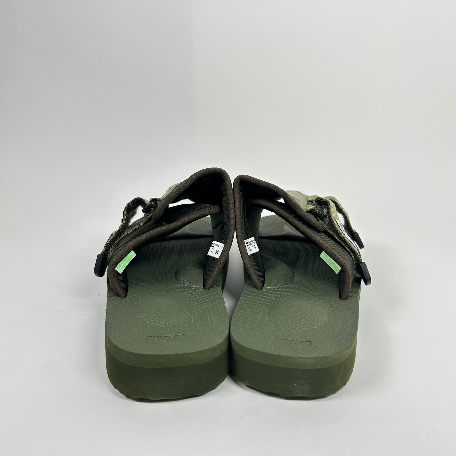 Suicoke Olive Green Kaw-Cab Sandals Size 10