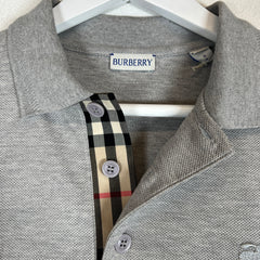 Burberry Grey Polo Size Size S