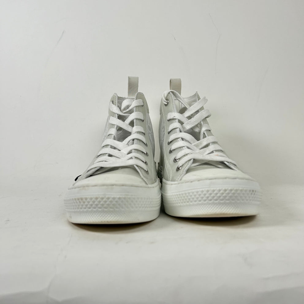 Dior B23 White High Top Sneakers Size 37