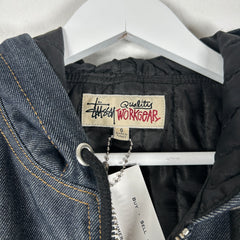 Stussy Work Gear Denim Jacket Size S