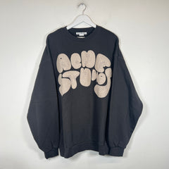 Acne Studios Grey Bubble Logo Crewneck Size L