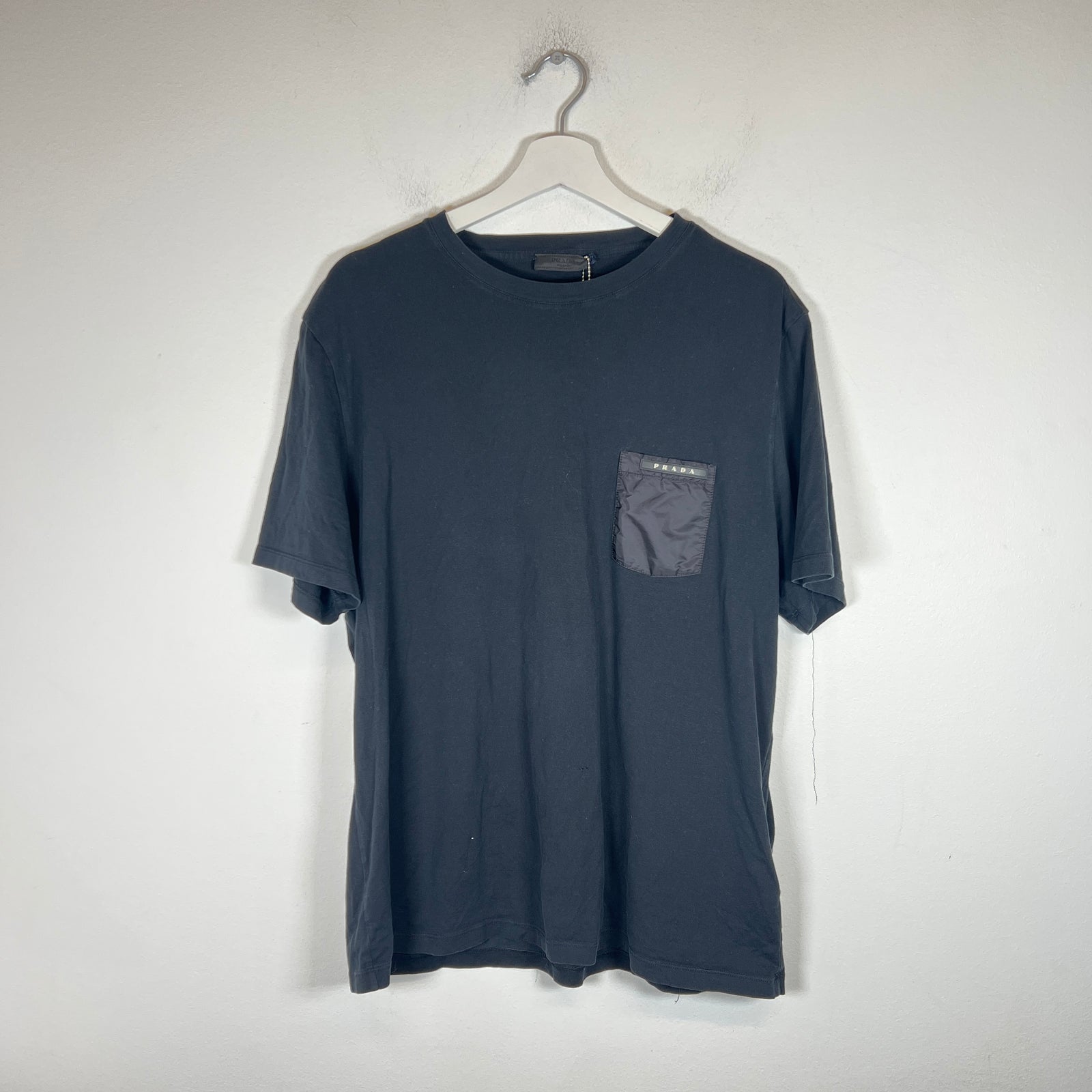 Prada Black Logo T-shirt Size XL