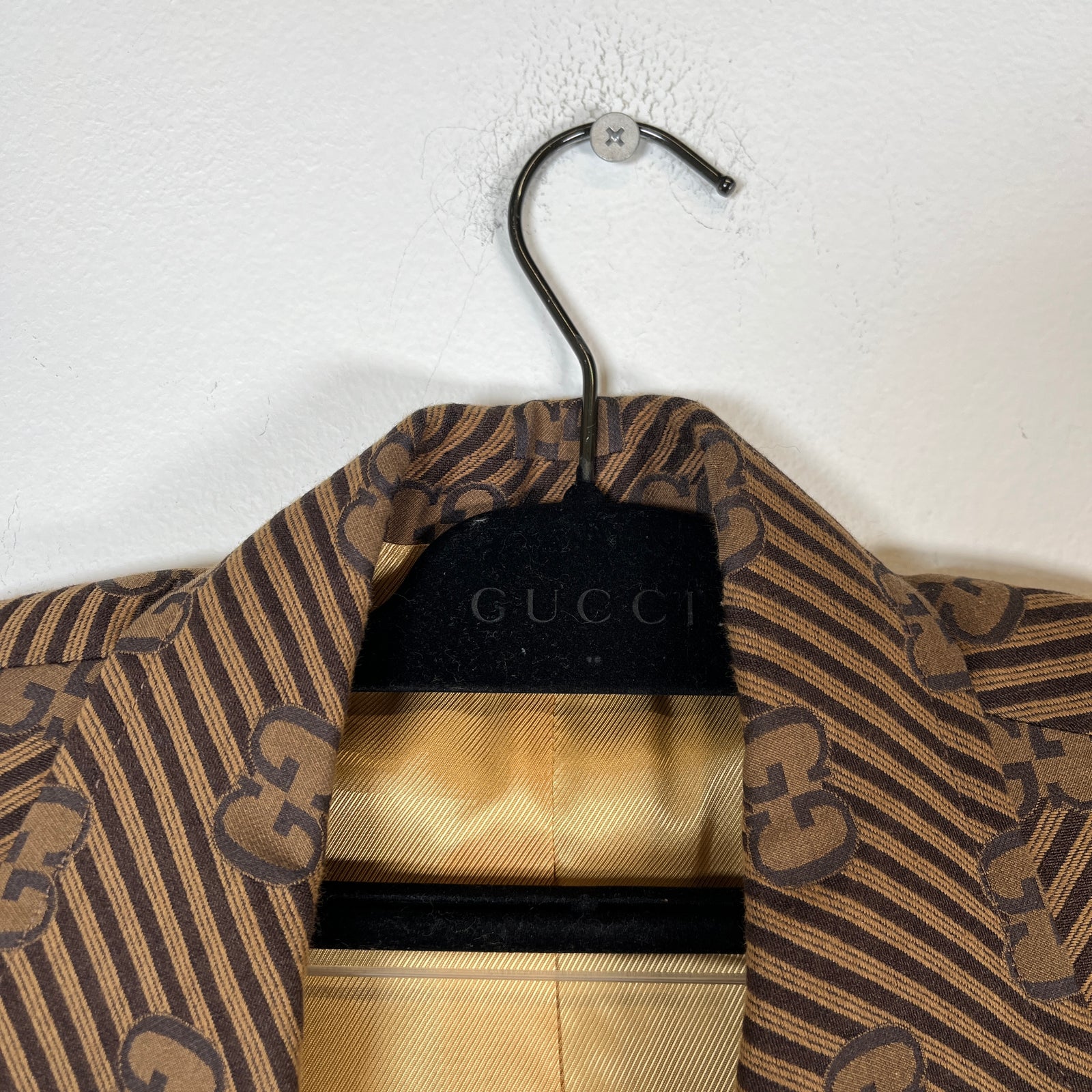 Gucci Diagonal GG Monogram Brown Suit Set