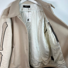 Amiri Bone Varsity Jacket Size L