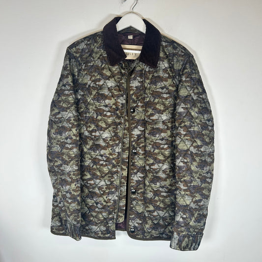 Burberry Brit Camo Quilted Jacket Size M