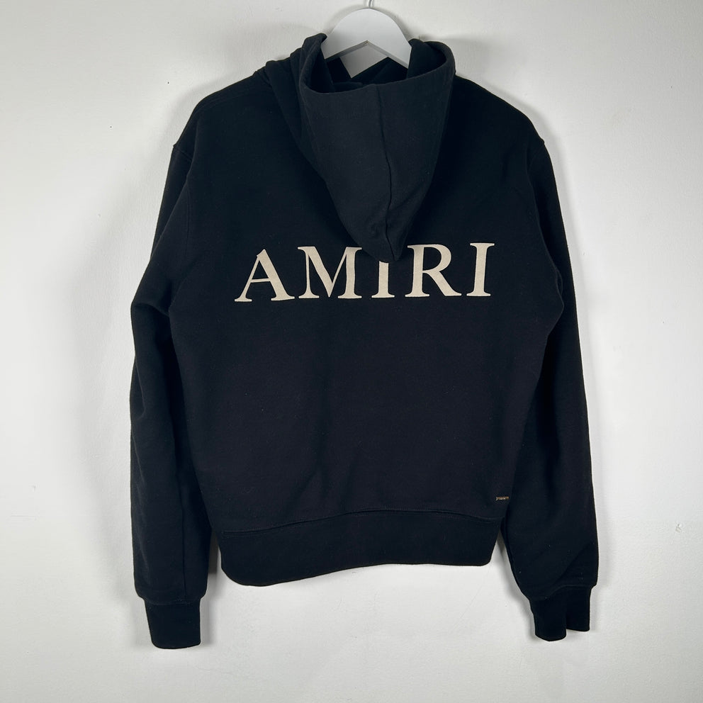 Amiri Black Logo Graphic Hoodie Size XS